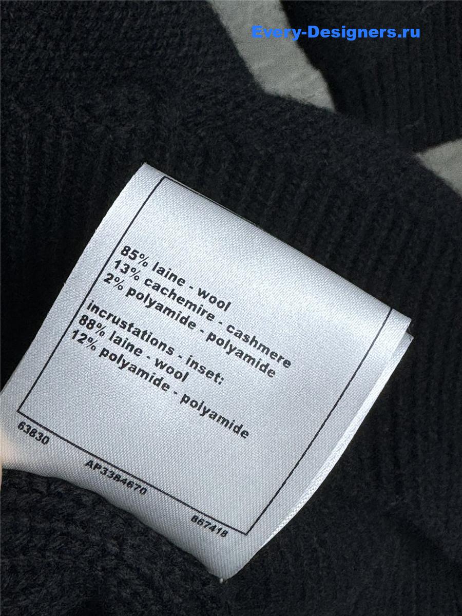 Ch**el white camellia flowers sweater dress