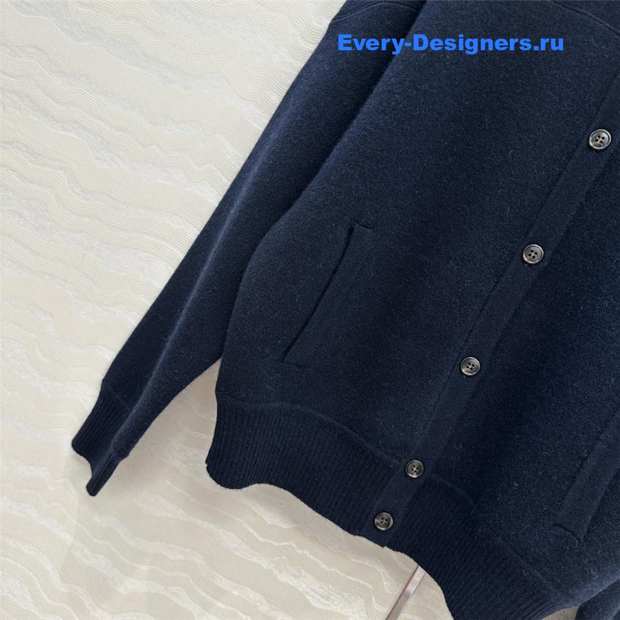 L0r0 P1ana navy button cashmere cardigan