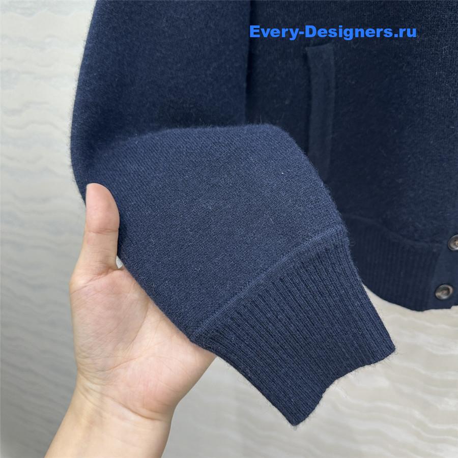 L0r0 P1ana navy button cashmere cardigan