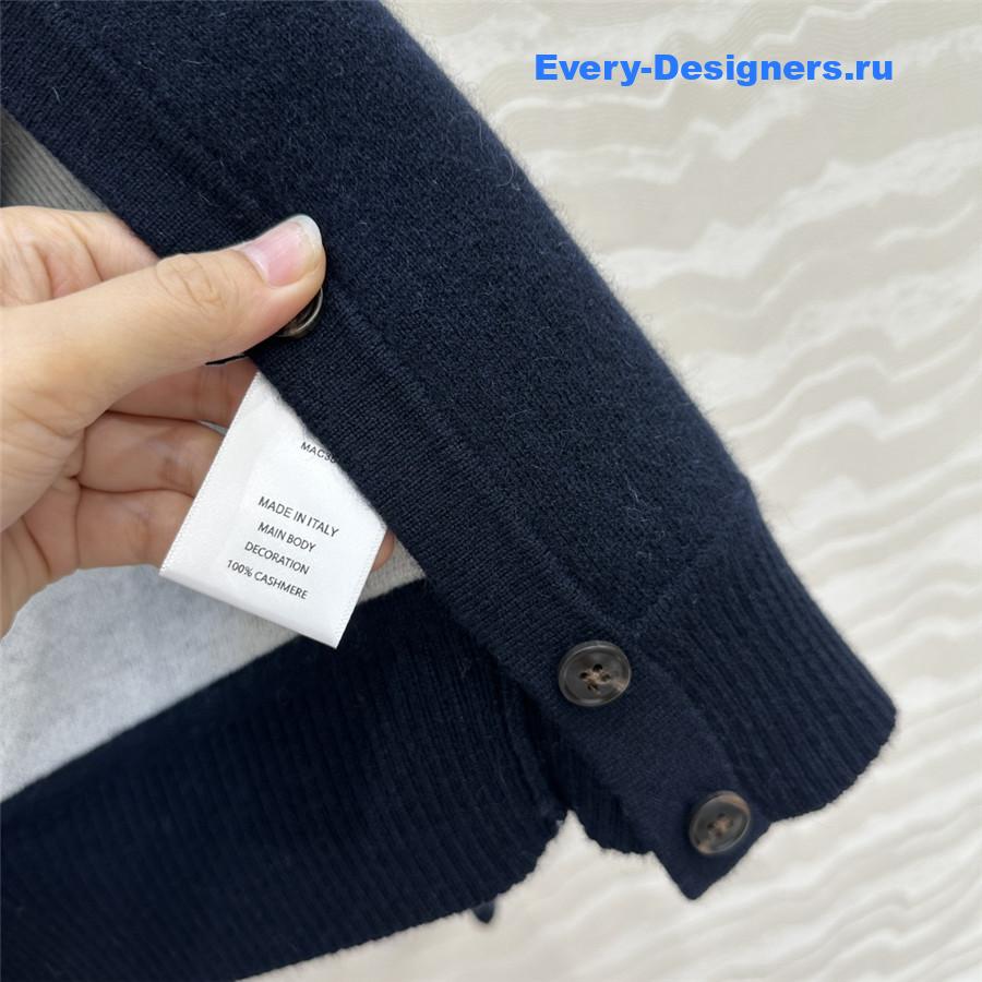 L0r0 P1ana navy button cashmere cardigan