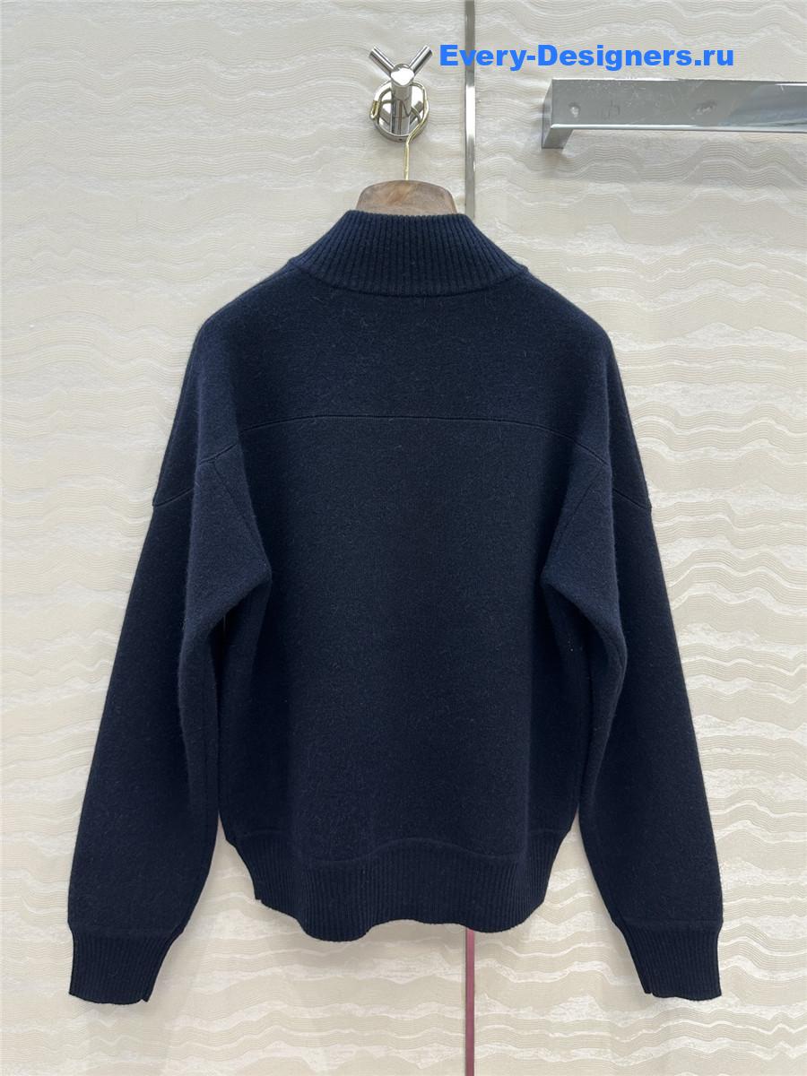L0r0 P1ana navy button cashmere cardigan