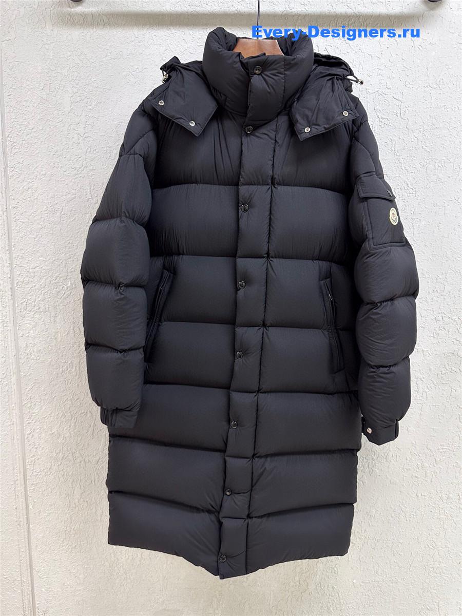 Moncler Hanoverian Hooded Long Down Jacket