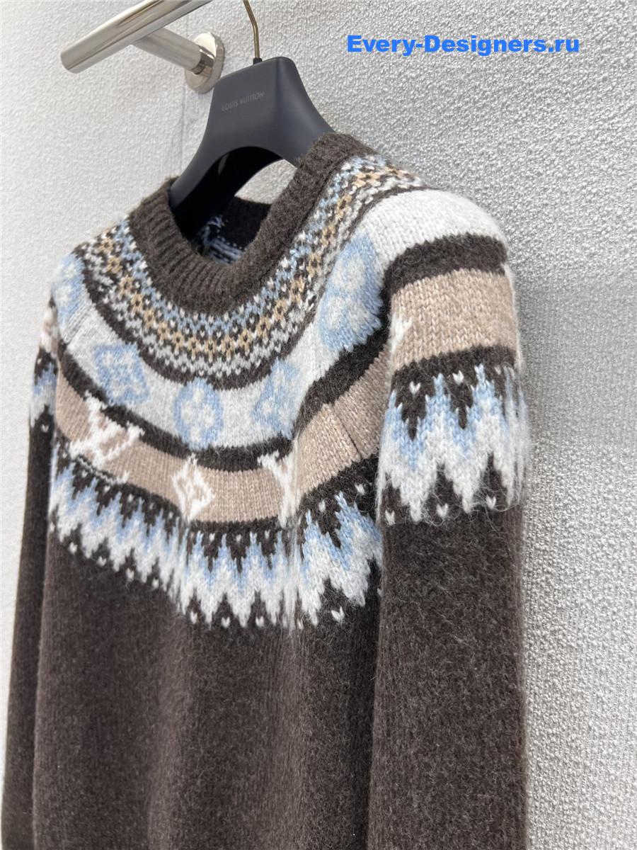 l0vis Vvtt0n graphic signature knit pullover