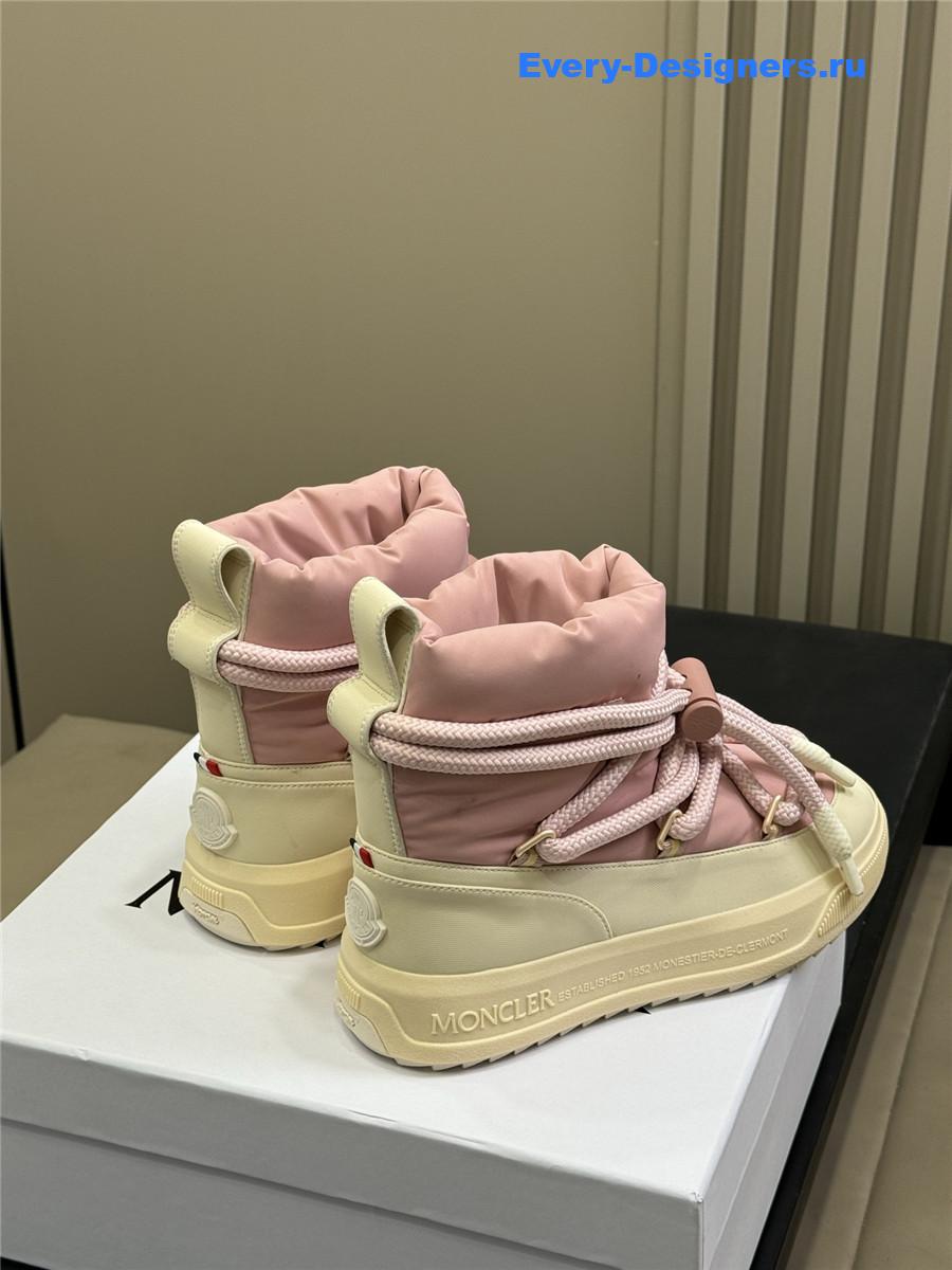 Moncler Pink Altive Mid Boots