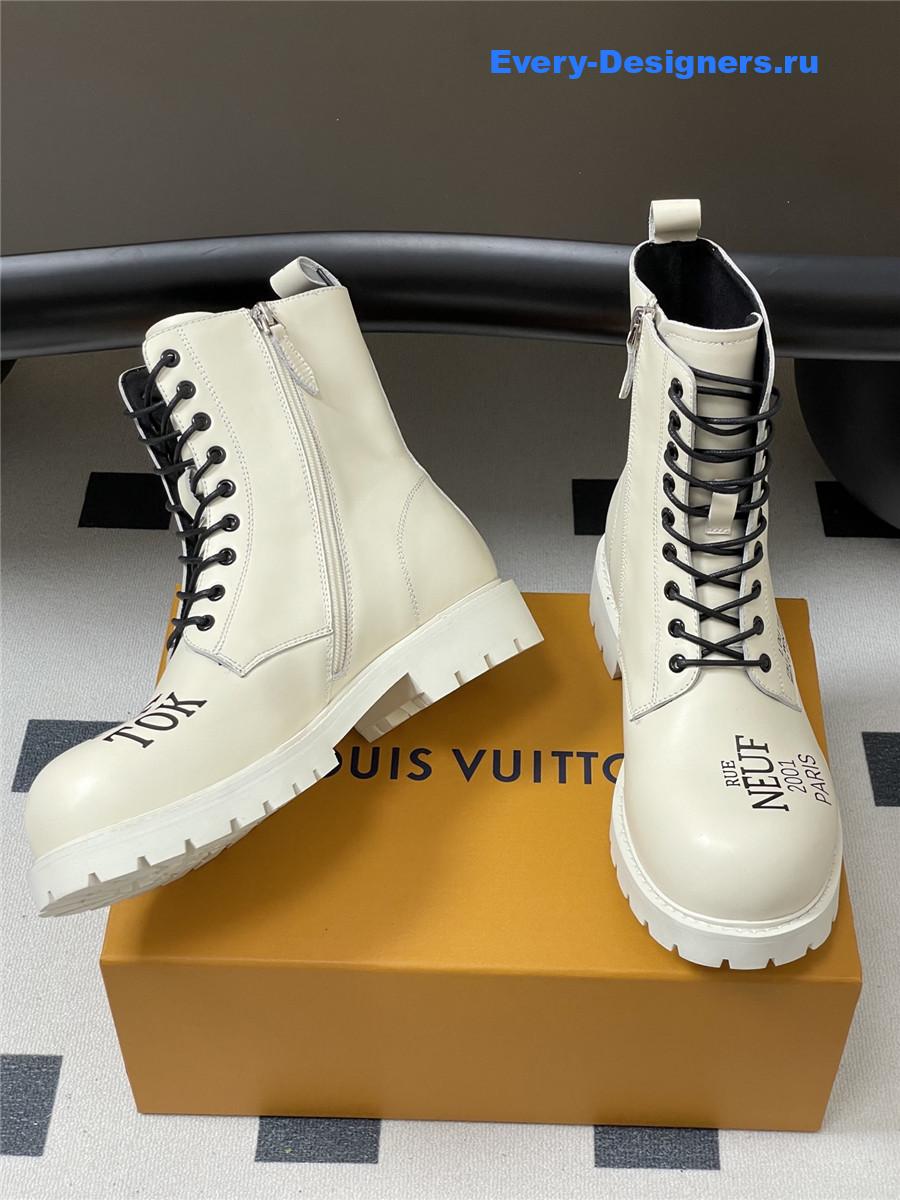 l0vis Vvtt0n white side zipper platform martin boots