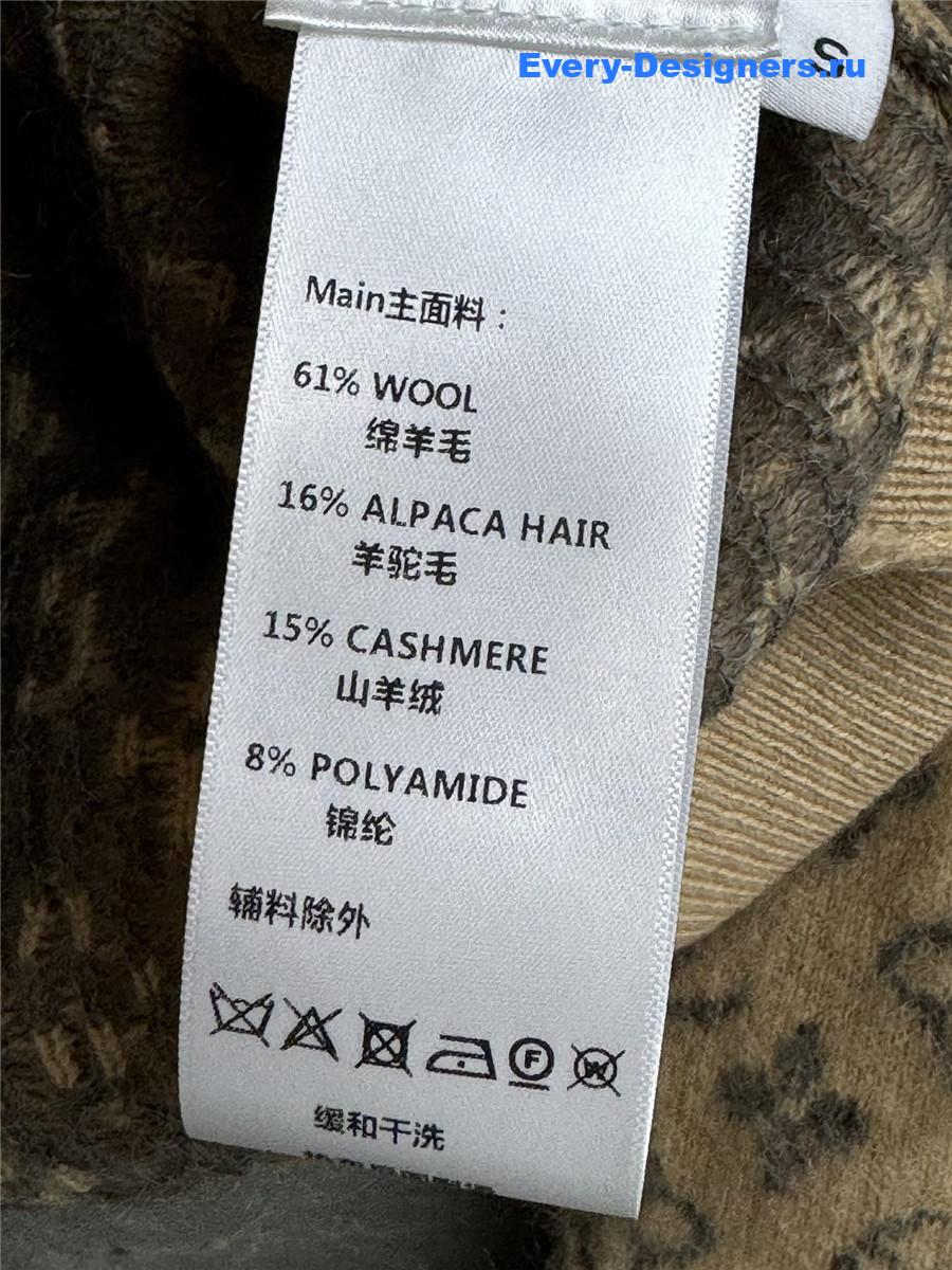 l0vis Vvtt0n brown brushed monogram cardigan