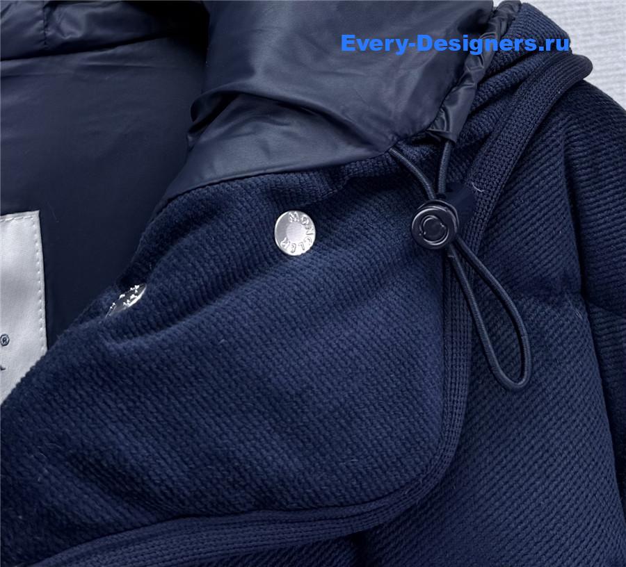 Moncler Navy Women Barante Down Jacket