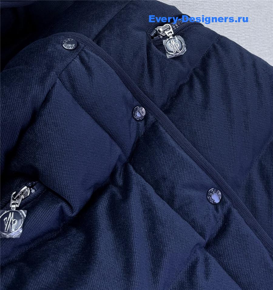 Moncler Navy Women Barante Down Jacket