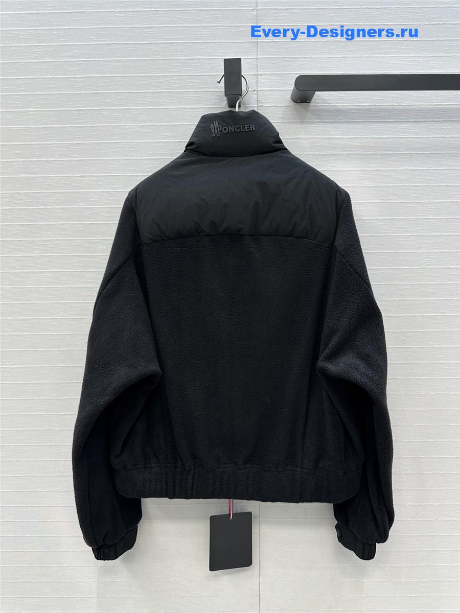 Moncler Black Grenoble Polartec Quilted zip-up Jacket