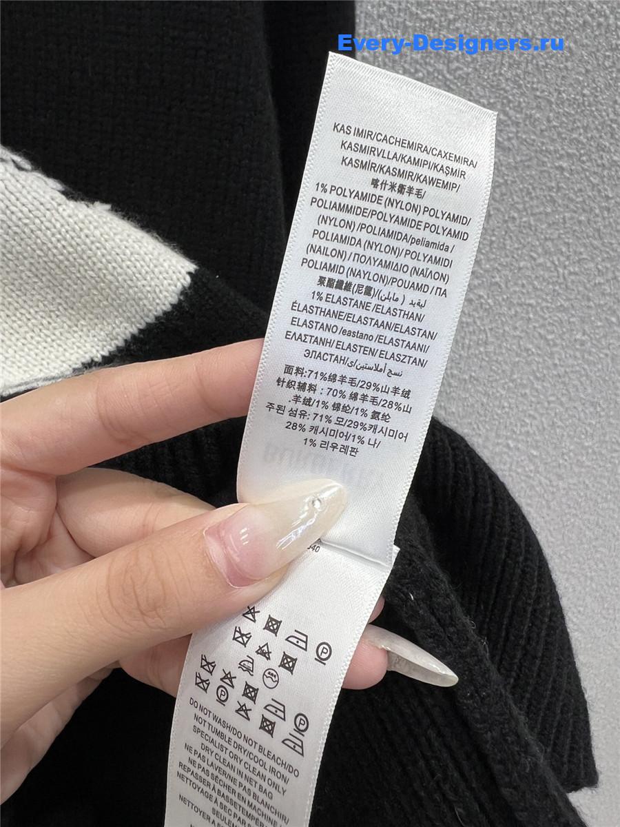 Bv*b*rry black equestrian knight sweater