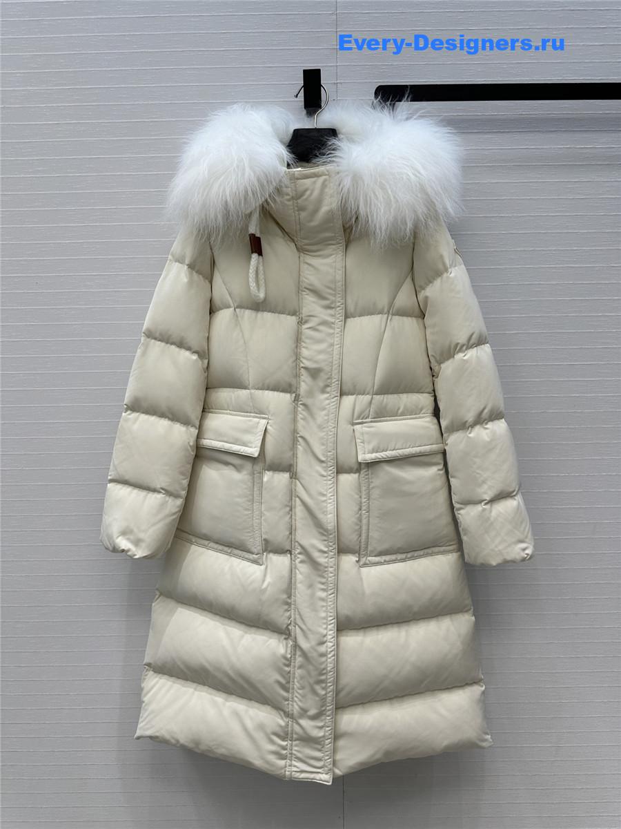 Moncler Blain Long Down Jacket