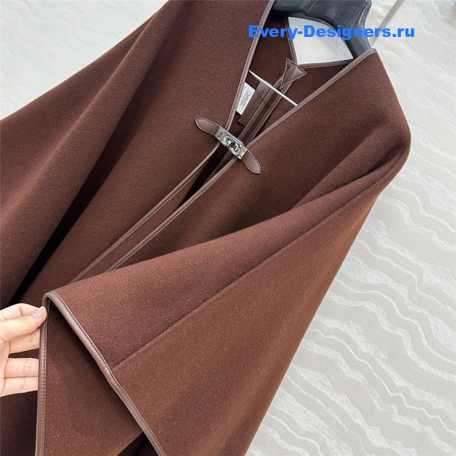 H**me5 brown kelly cashmere cape