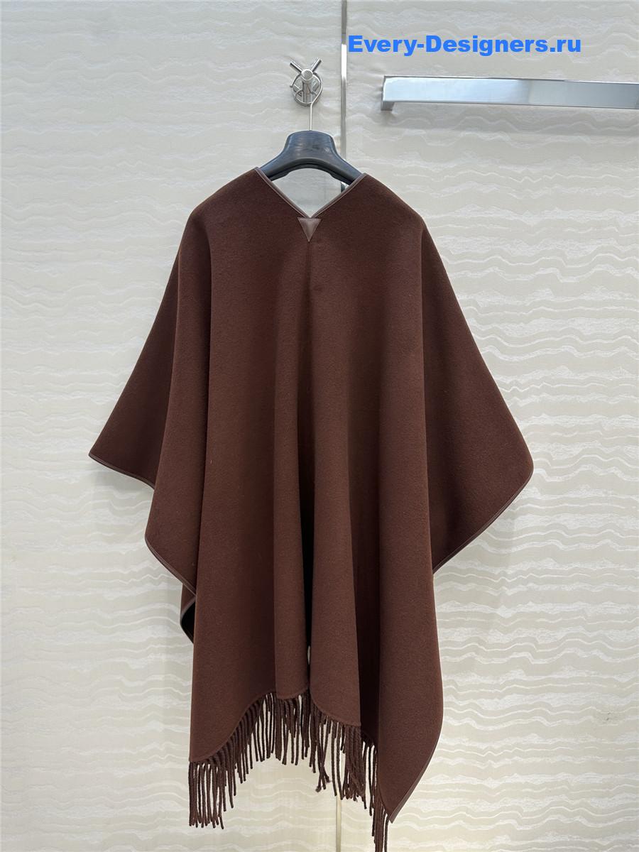 H**me5 brown kelly cashmere cape