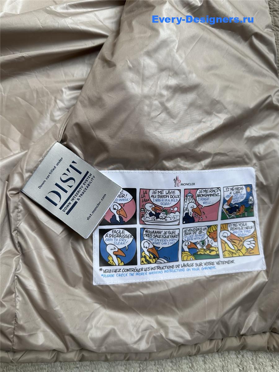 Moncler Grey Velvet Down Vest