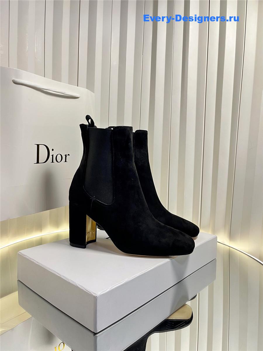 D10r black d-town chunky heel boots