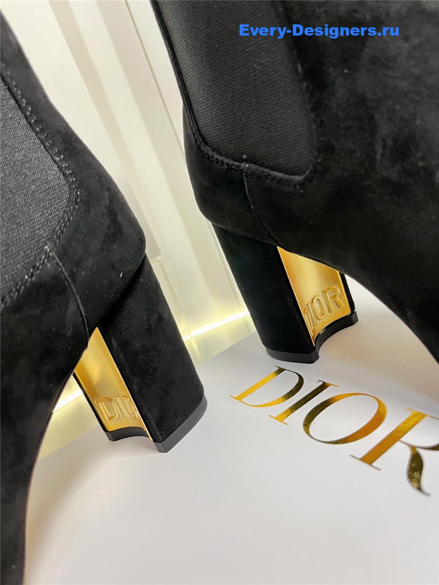 D10r black d-town chunky heel boots