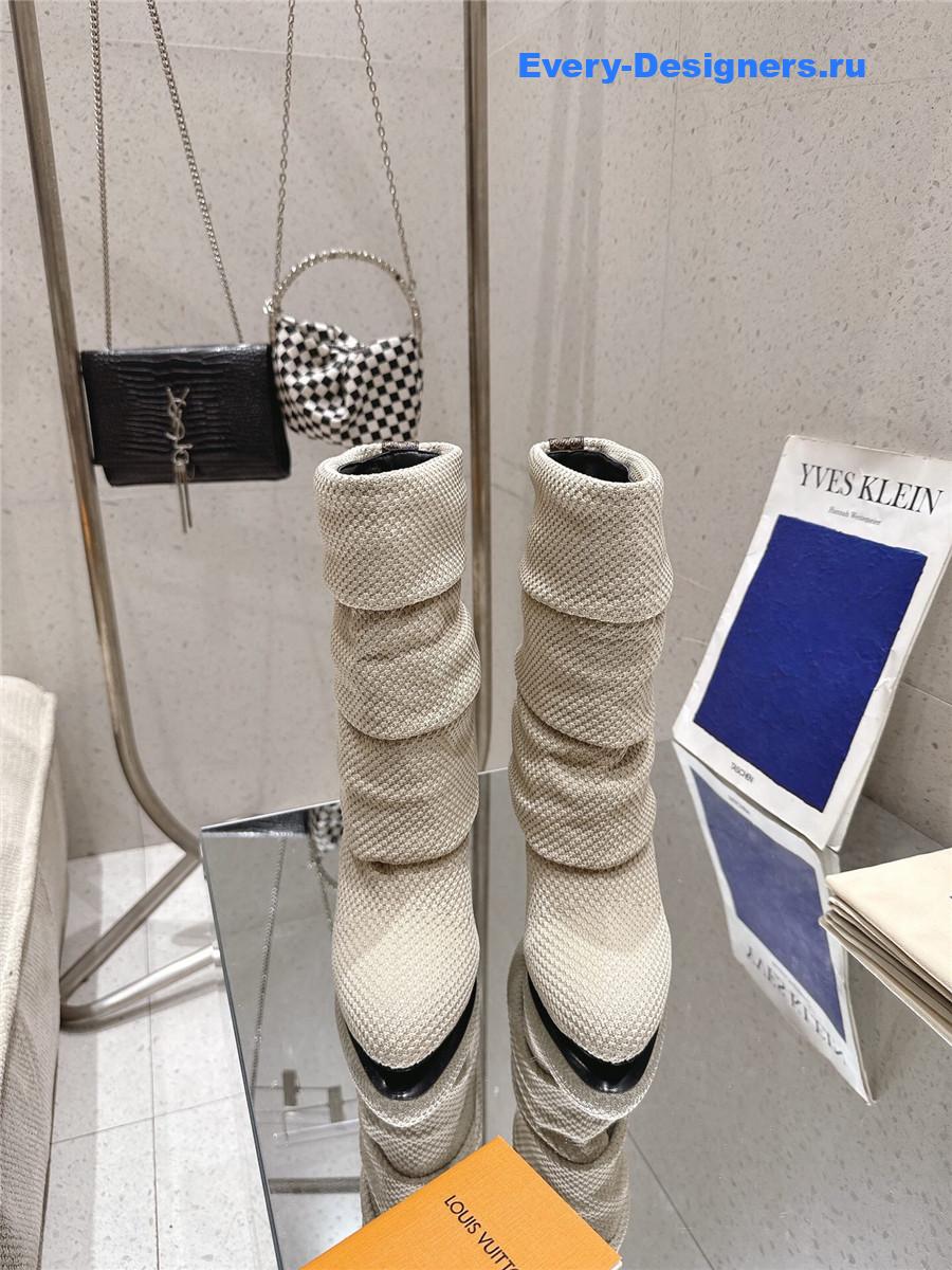 l0vis Vvtt0n beige summer mid wedge boot