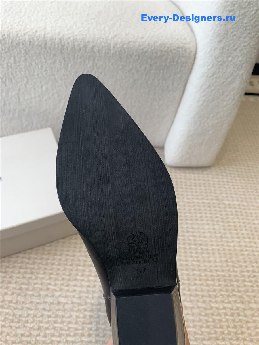 BC Black Leather Western Cowboy Boots