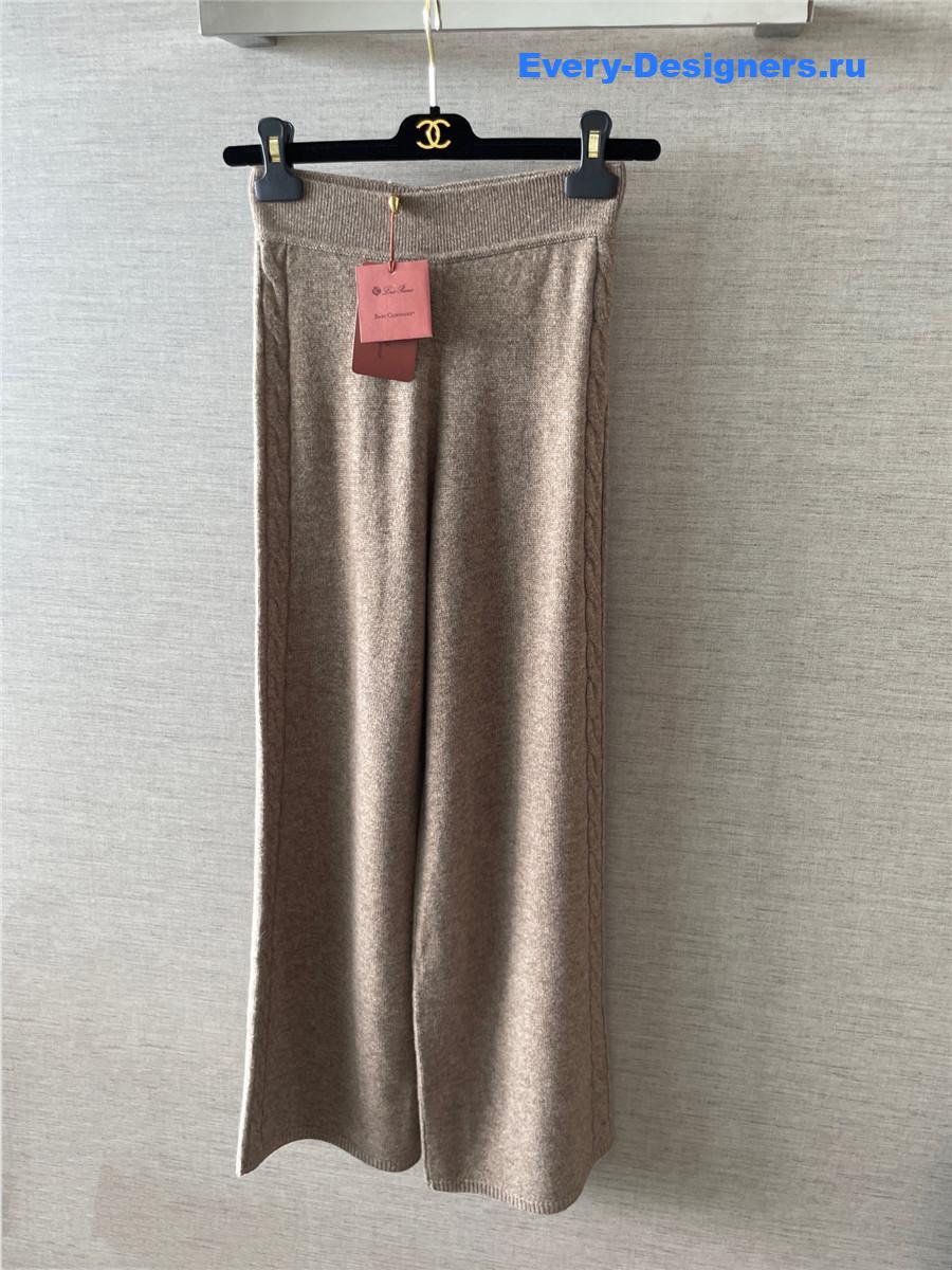 L0r0 P1ana cashmere beige set