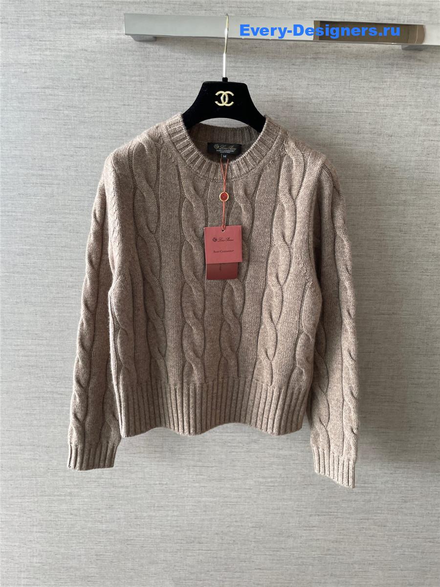 L0r0 P1ana cashmere beige set