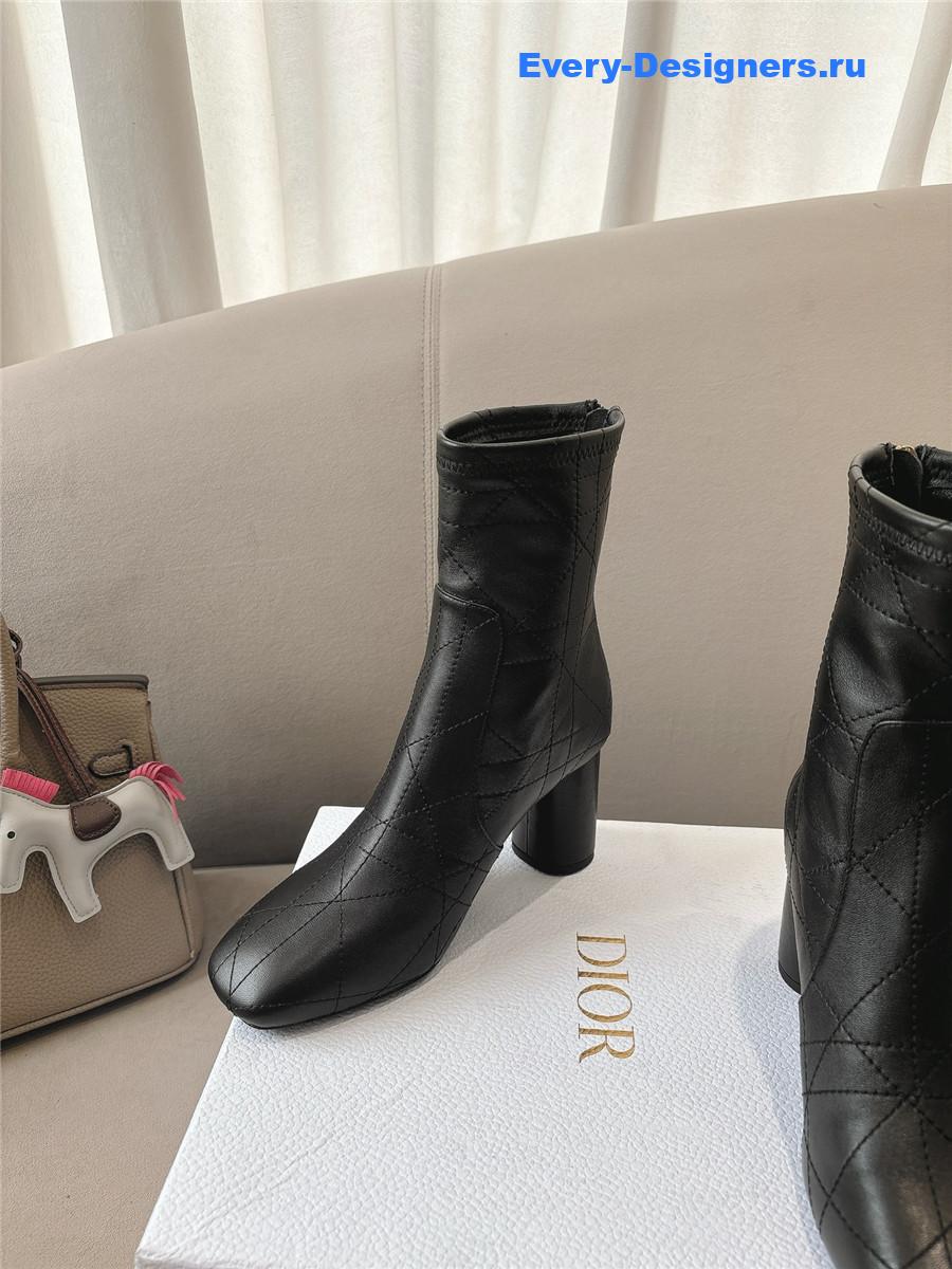 D10r d-shadow black heeled ankle boot