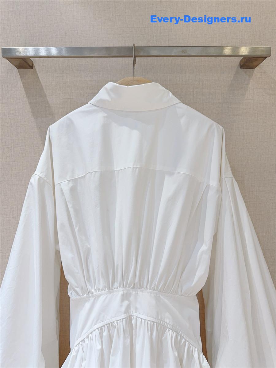 Zimm Rebellion Cotton-poplin Mini Wrap Dress