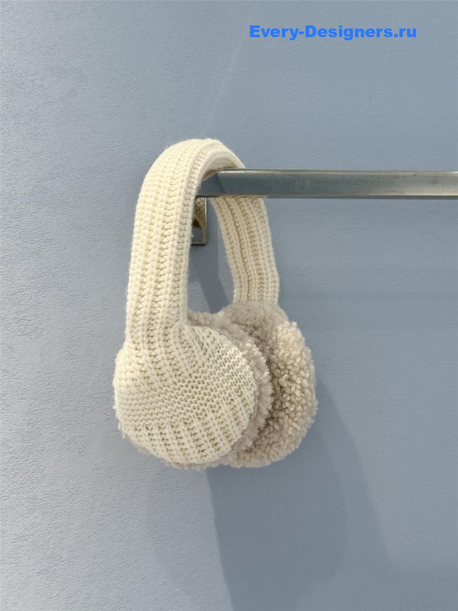 Miu Miu Knitted Lamb Wool Earmuffs