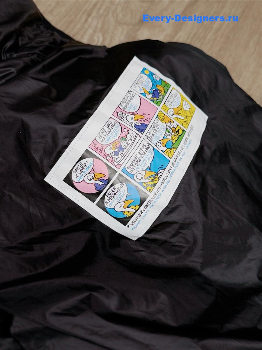 Moncler Black Chamer Hooded Long Down Jacket