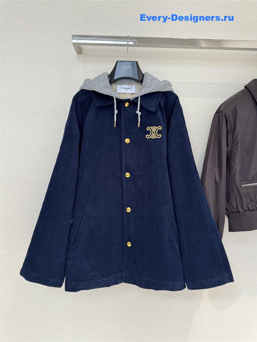 Ce1i*e triomphe corduroy coat jacket