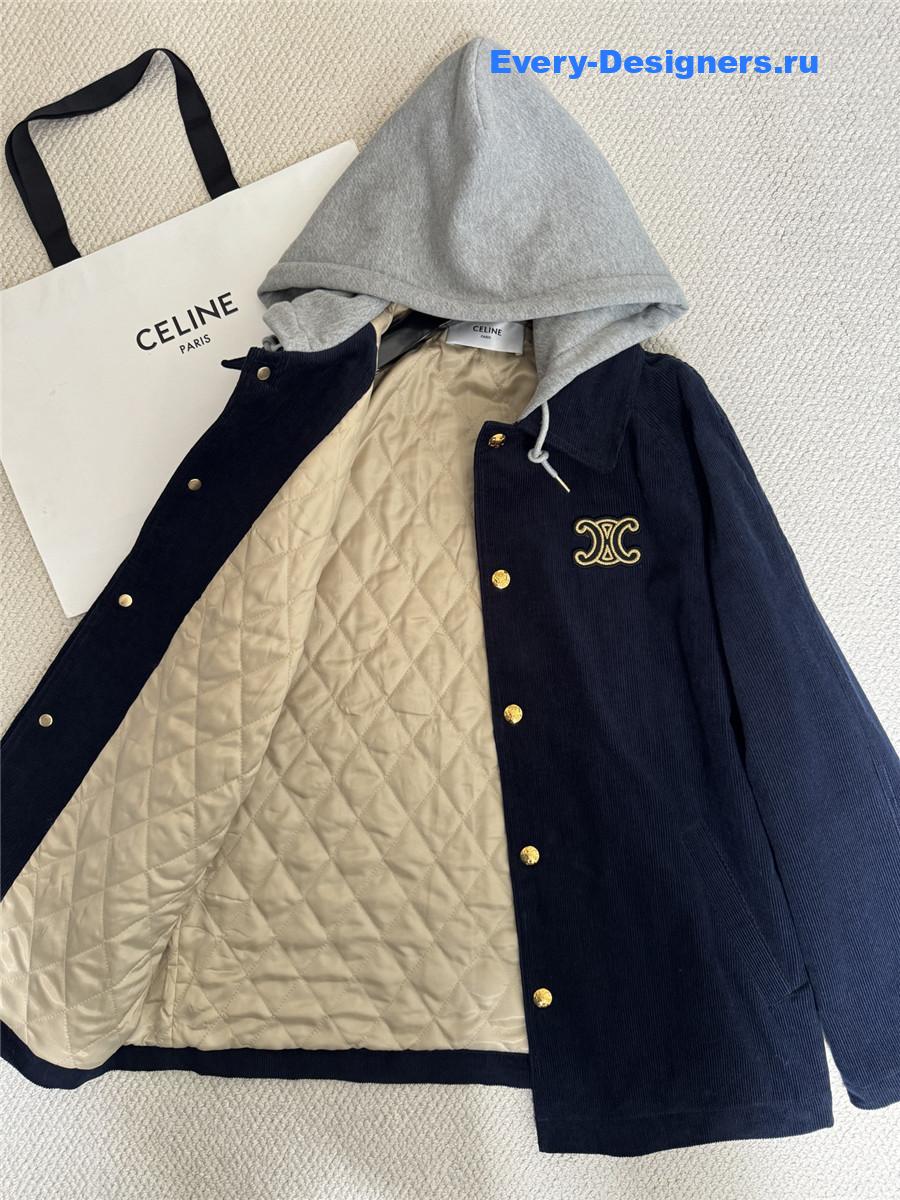 Ce1i*e triomphe corduroy coat jacket