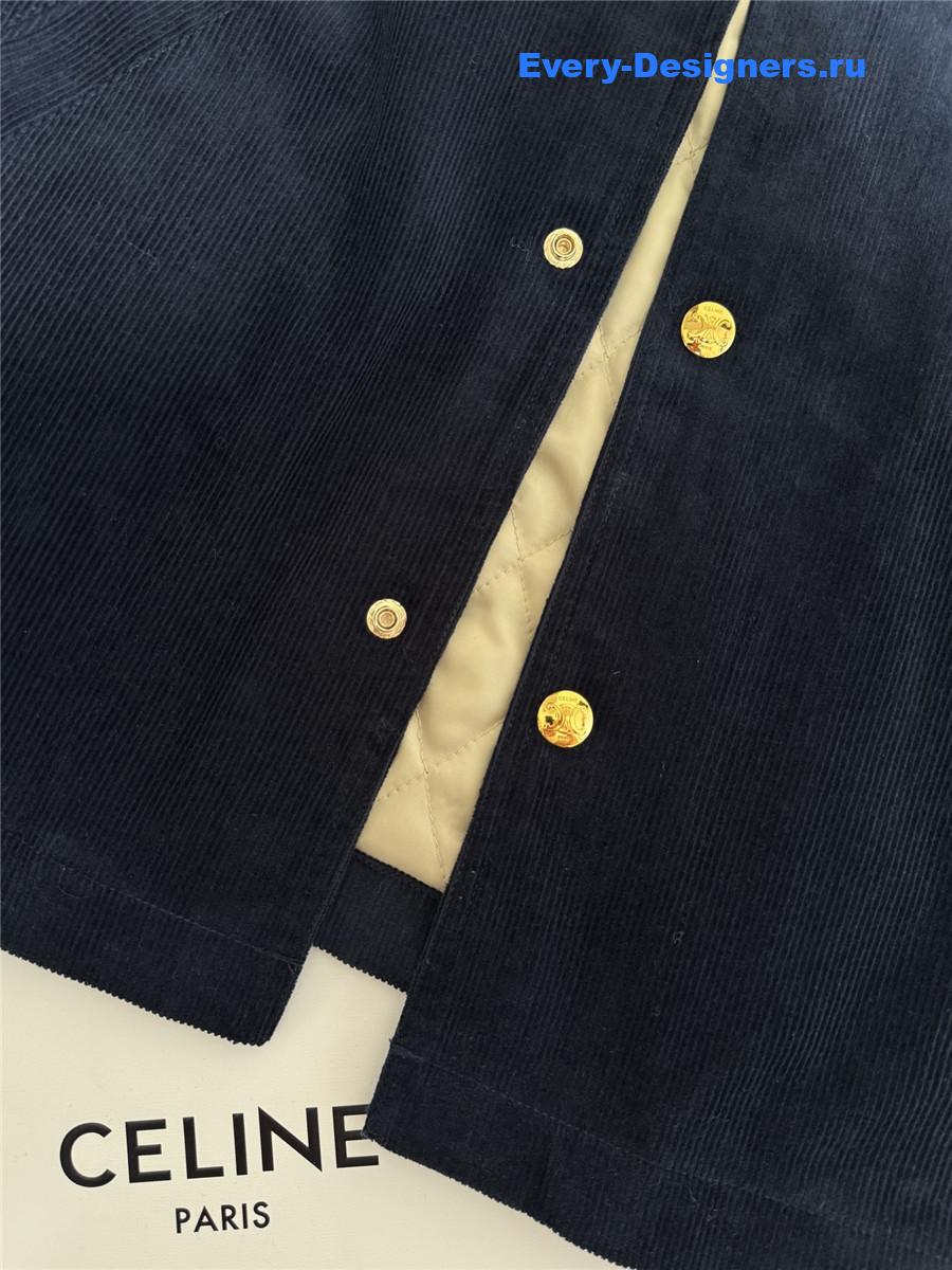 Ce1i*e triomphe corduroy coat jacket