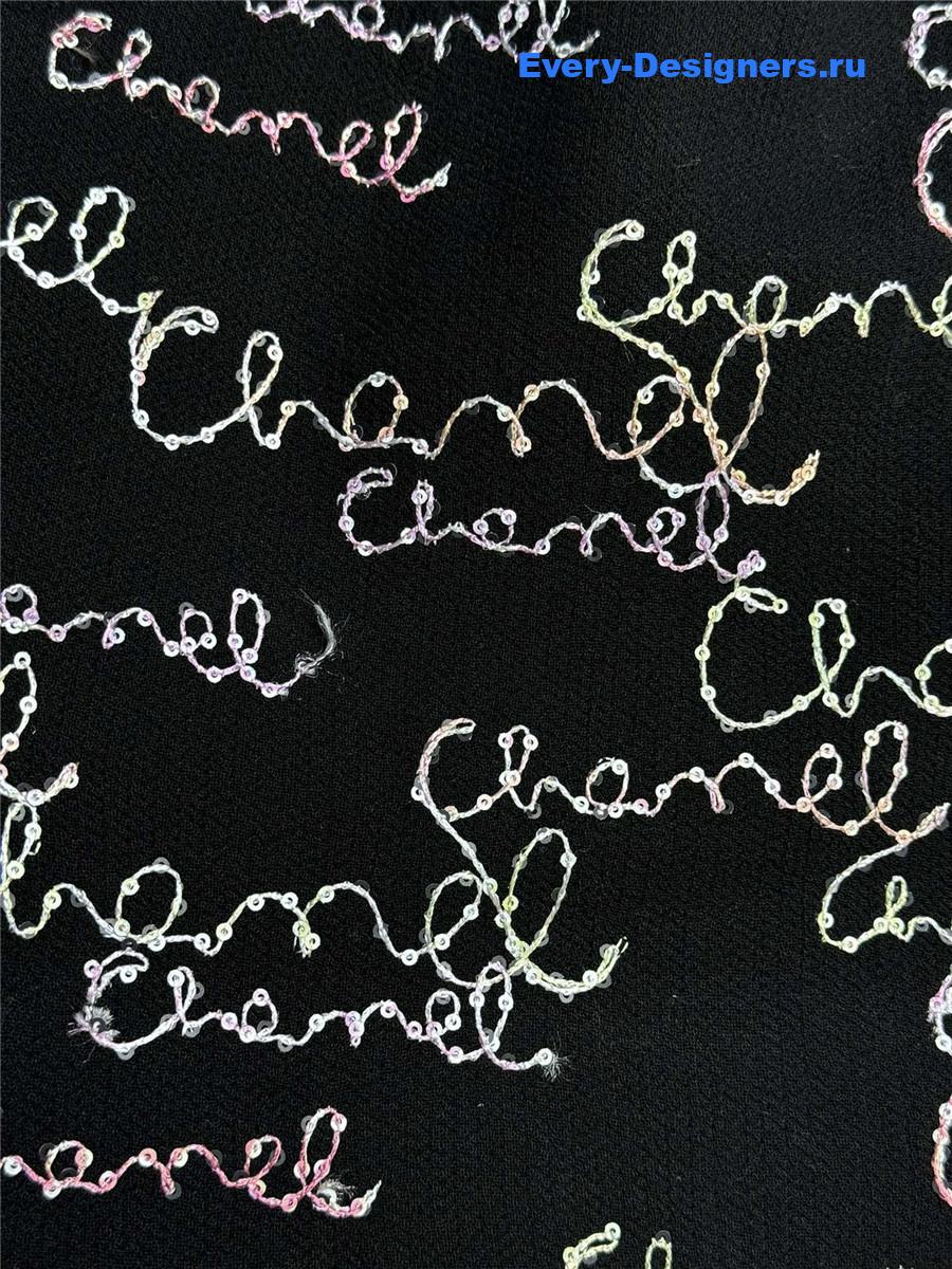 Ch**el sequined embroidered shorts