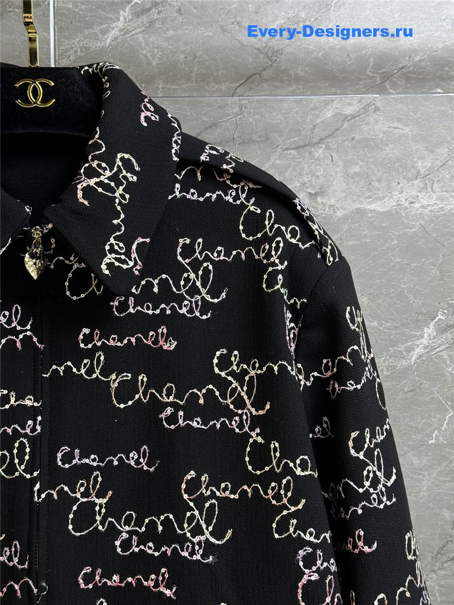 Ch**el sequined embroidered jacket