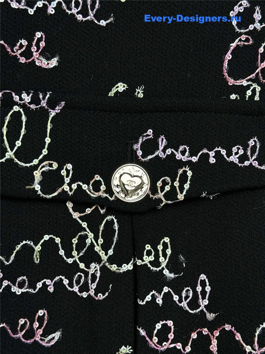 Ch**el sequined embroidered jacket