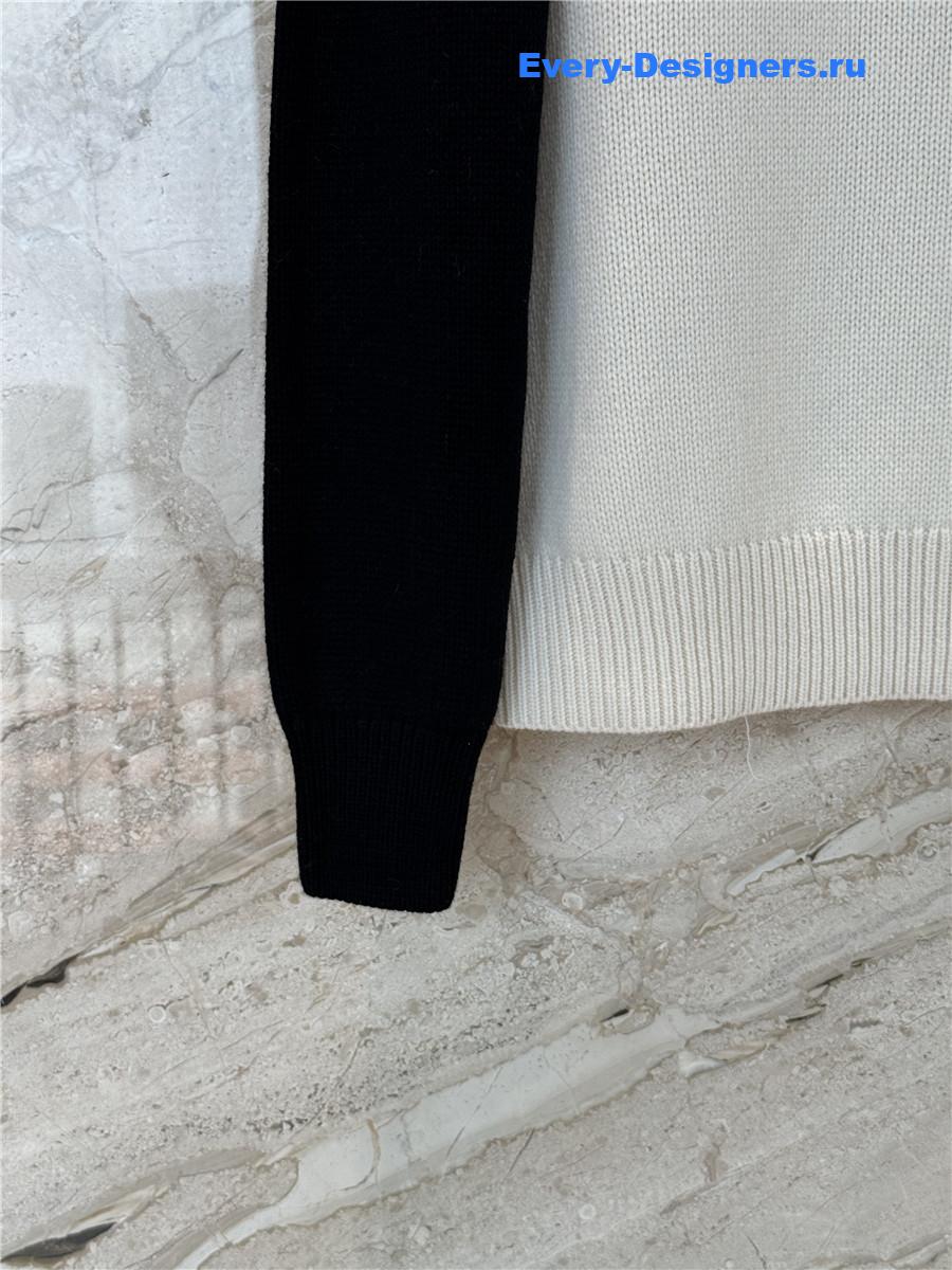 Ch**el coco neige bow knit sweater