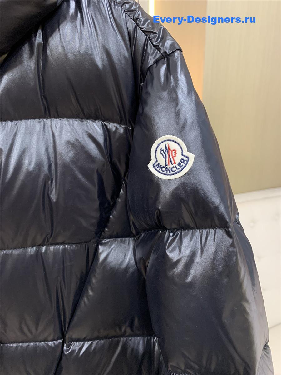 Moncler Black Bellevue Hooded Long Down Jacket
