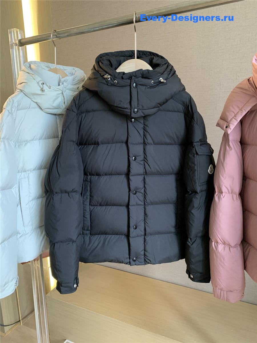 Moncler Black Maya 70 Hooded Down Jacket