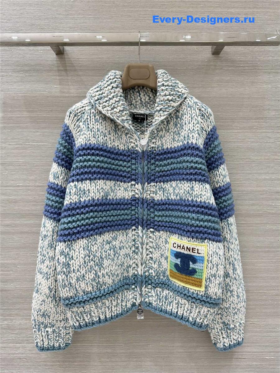 Ch**el coco chunky knit crochet sweater