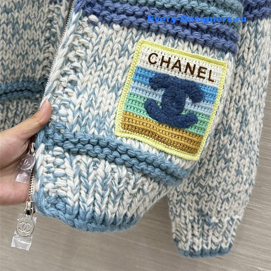 Ch**el coco chunky knit crochet sweater