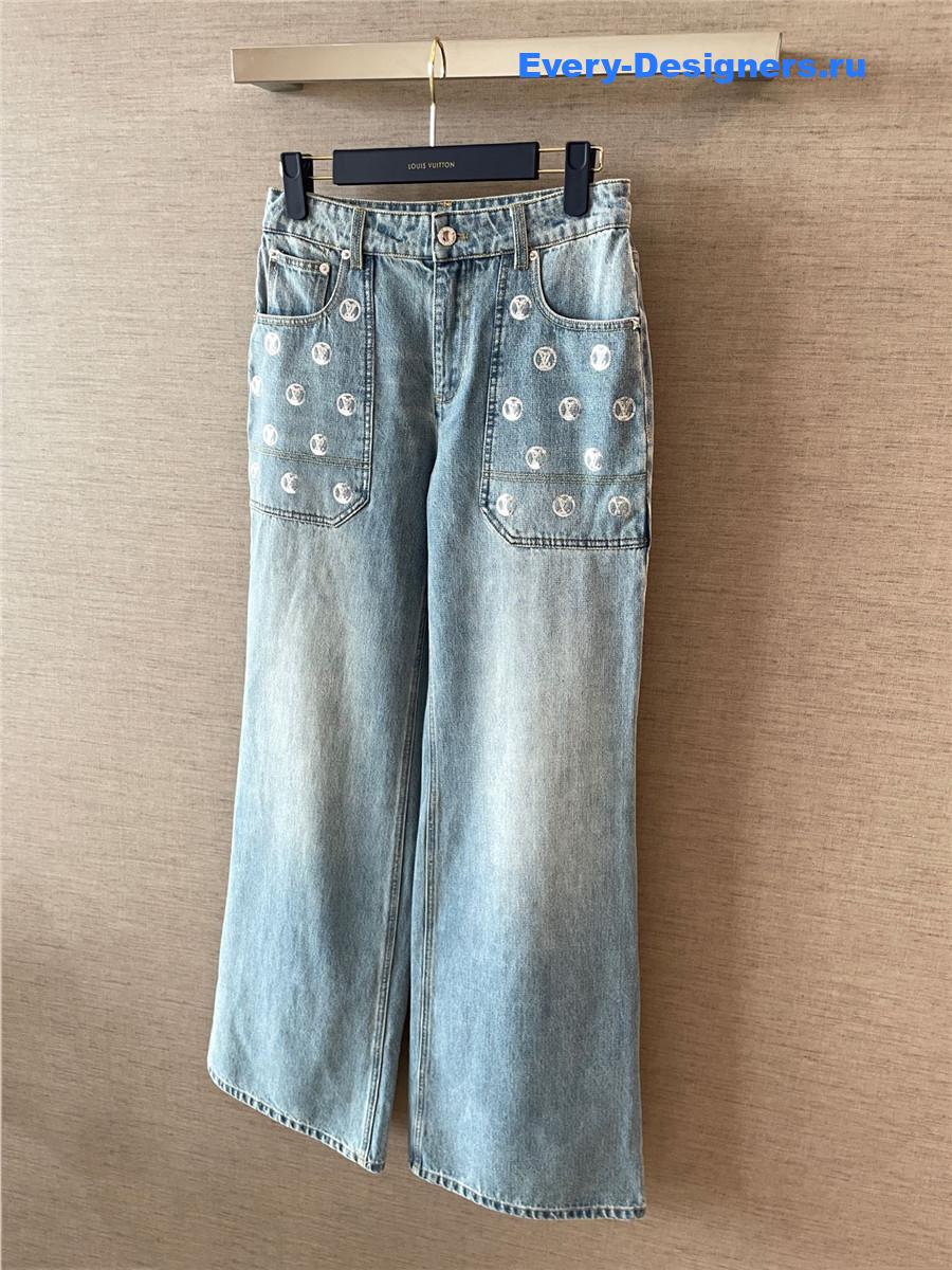 l0vis Vvtt0n signature sequin slim-fit jeans