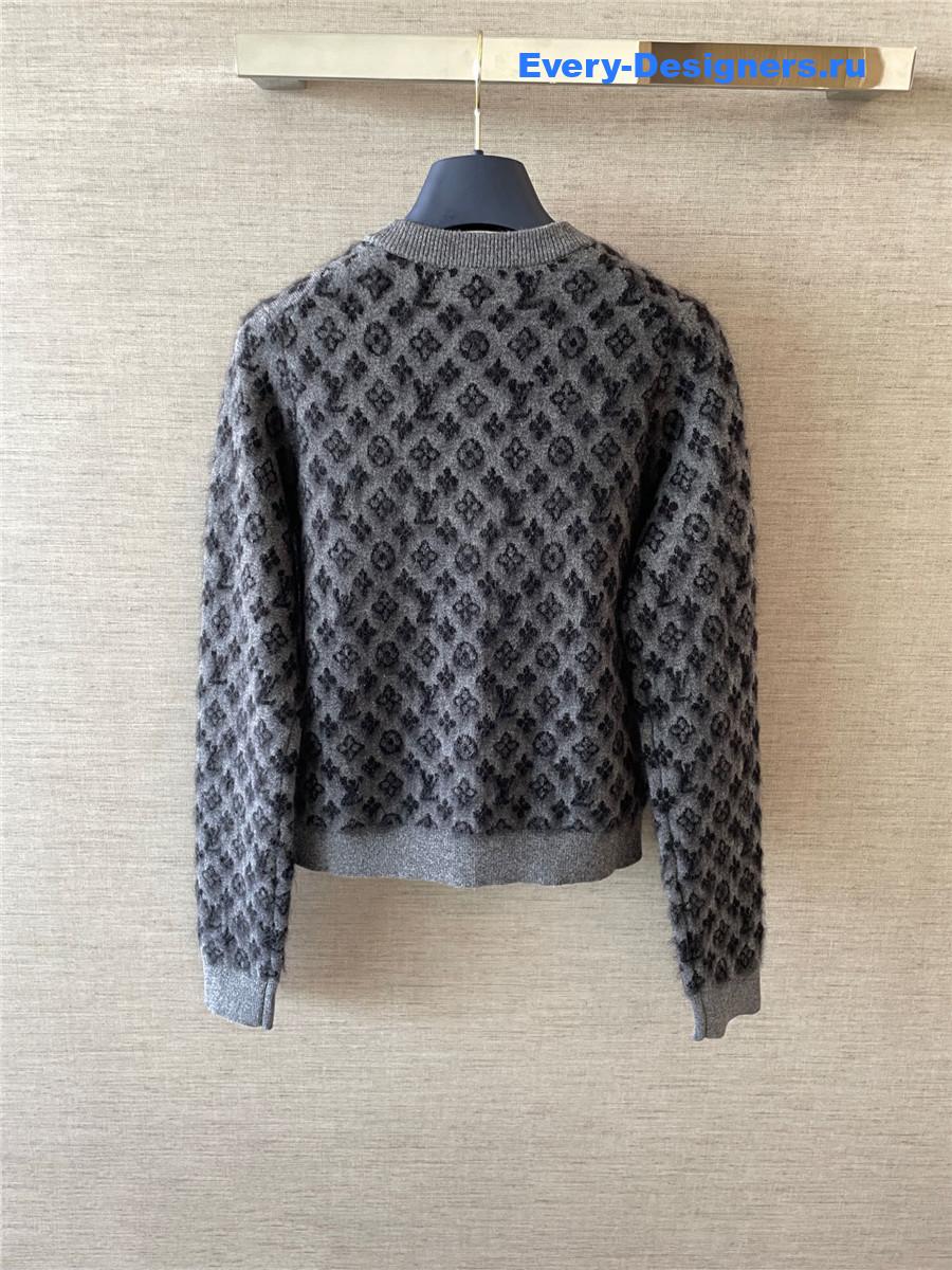 l0vis Vvtt0n brushed monogram cardigan