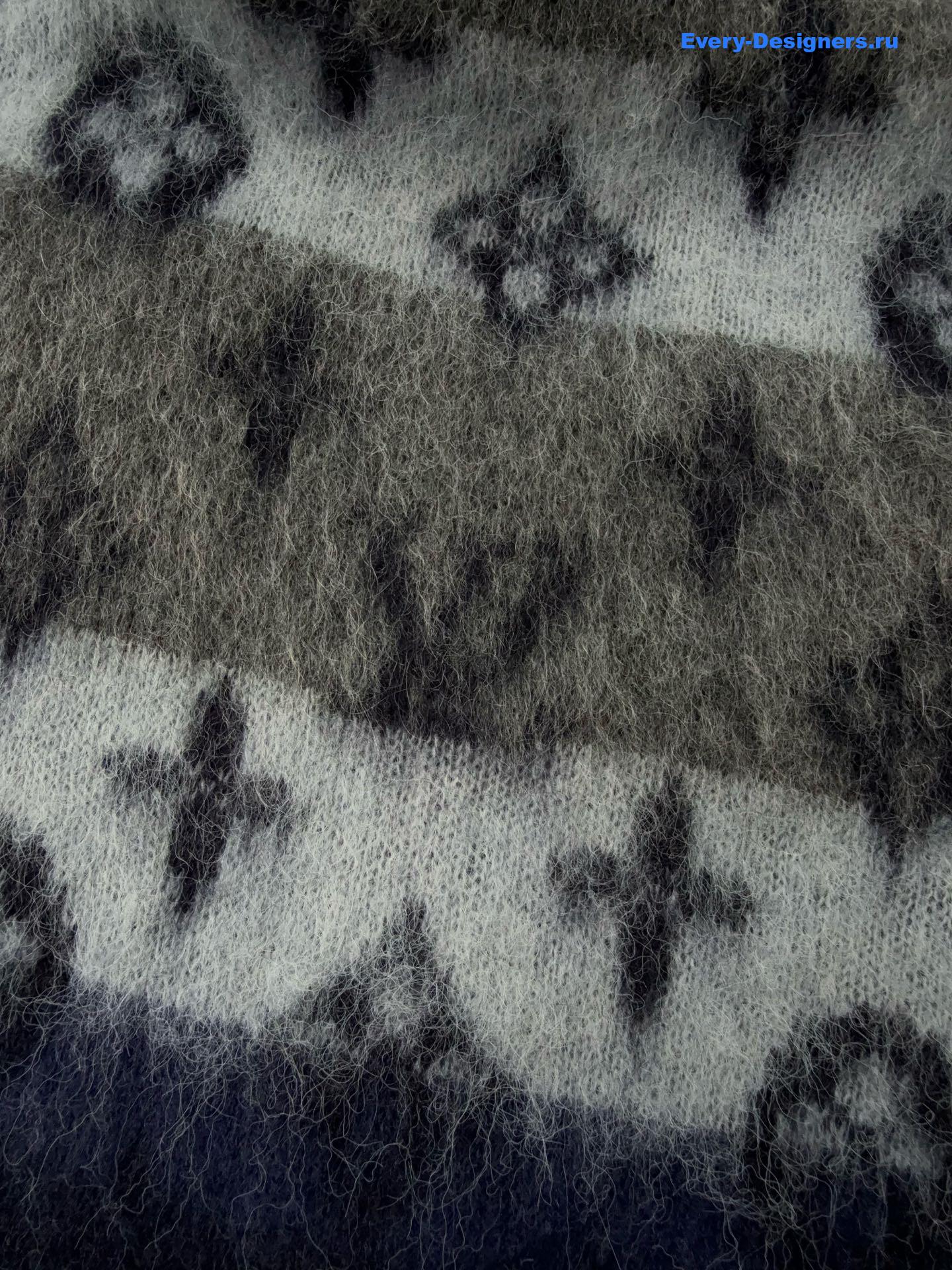 l0vis Vvtt0n monogram mohair cardigan