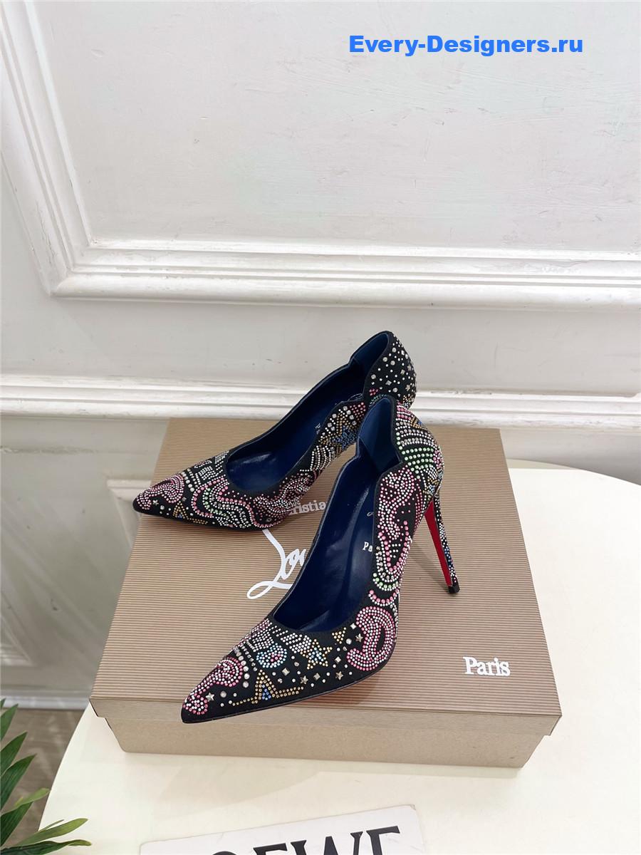 Chr1st1an louboutin hot chick starlight embellished pumps