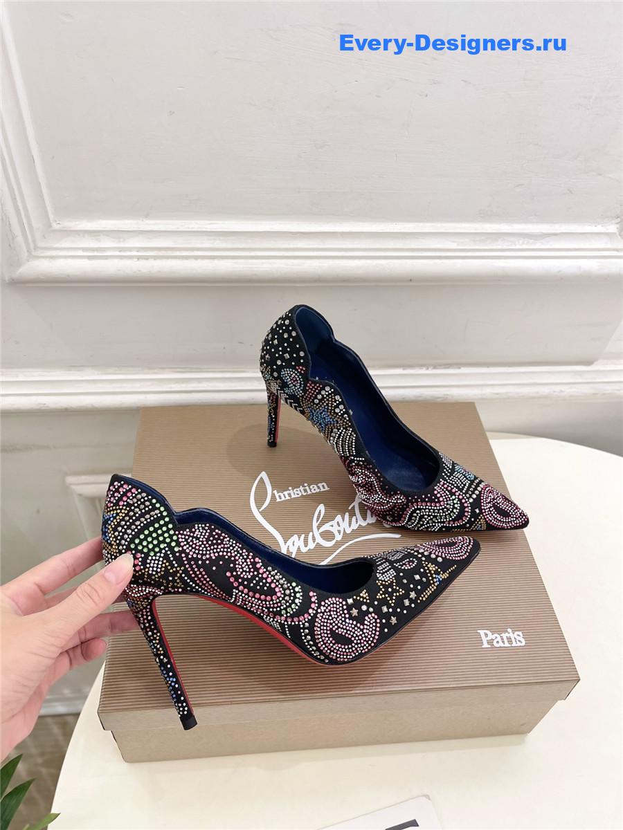 Chr1st1an louboutin hot chick starlight embellished pumps