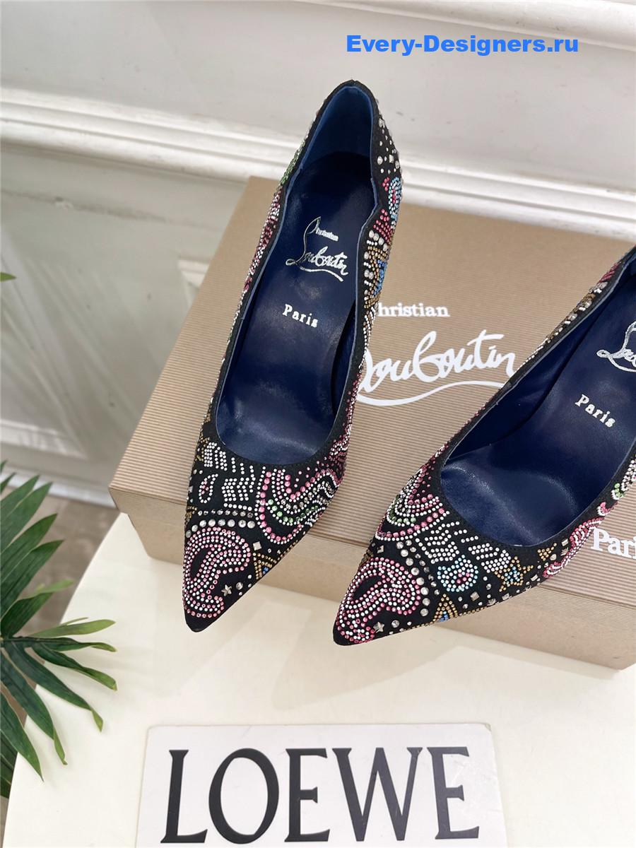 Chr1st1an louboutin hot chick starlight embellished pumps