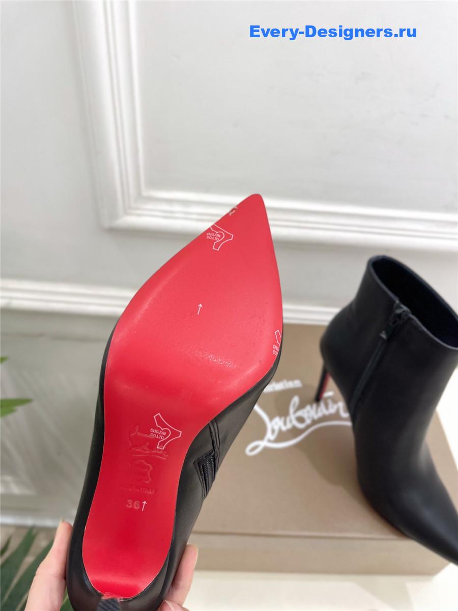 Chr1st1an louboutin so kate black leather boot