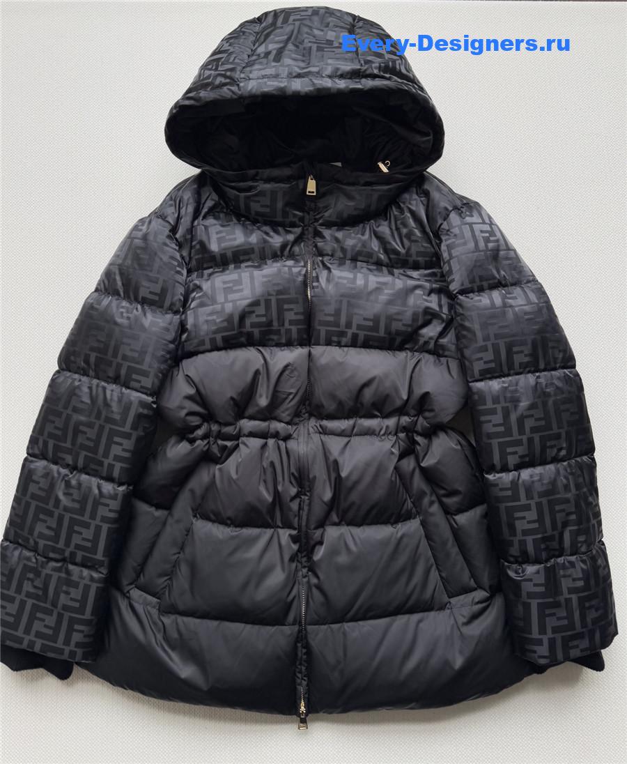 F**di ff monogram hooded jacket