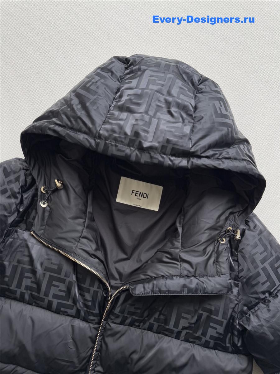 F**di ff monogram hooded jacket