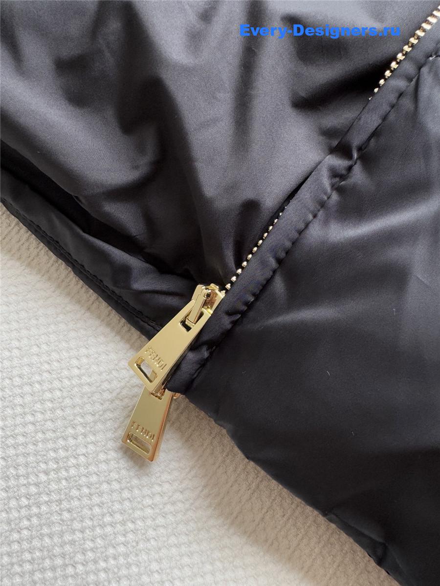 F**di ff monogram hooded jacket