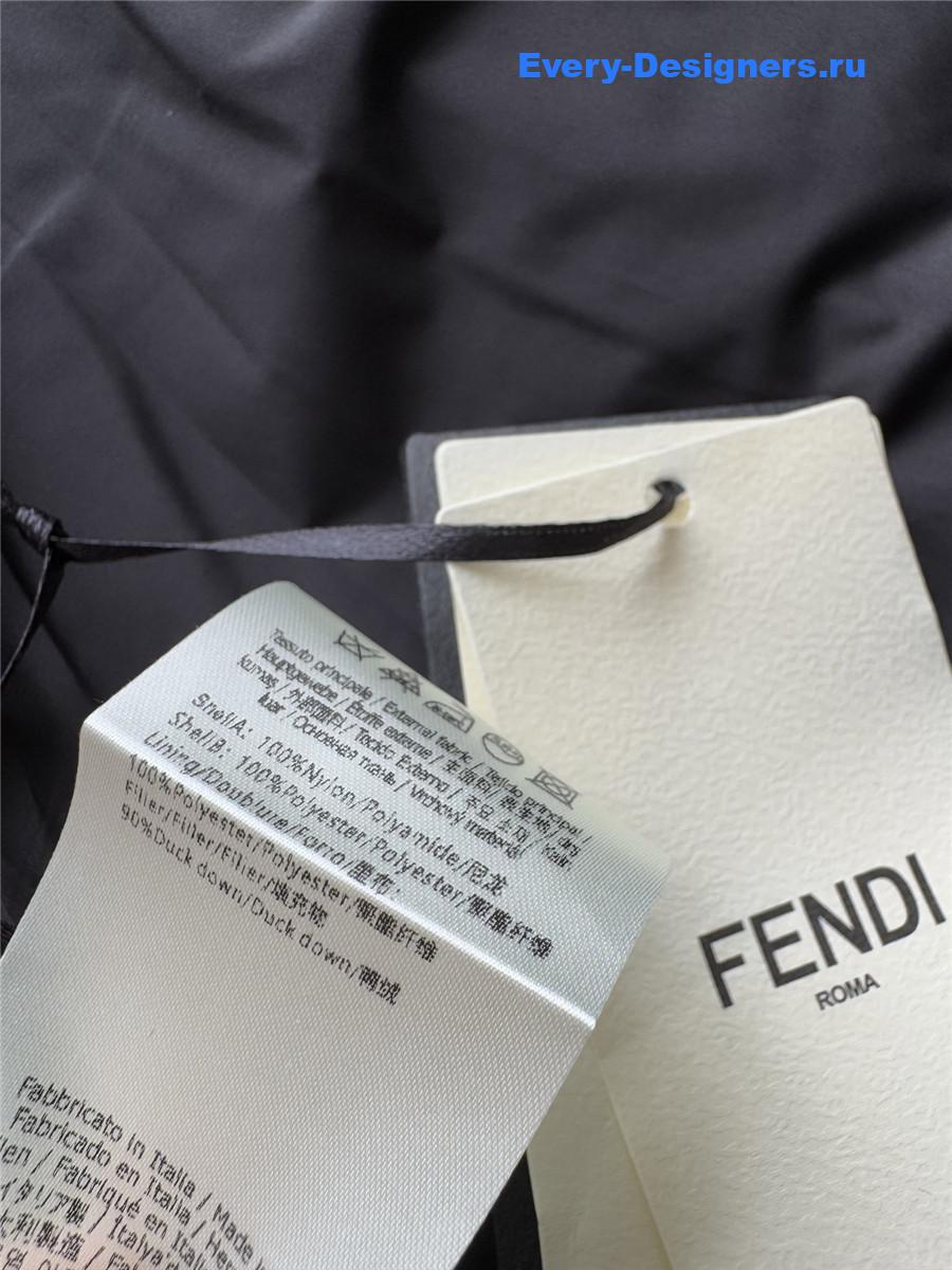 F**di ff monogram hooded jacket
